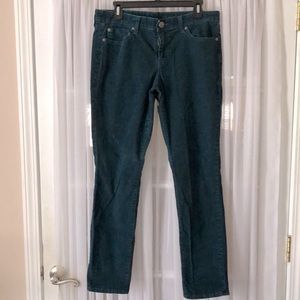 GAP Corduroy Teal Jeans - SZ 10